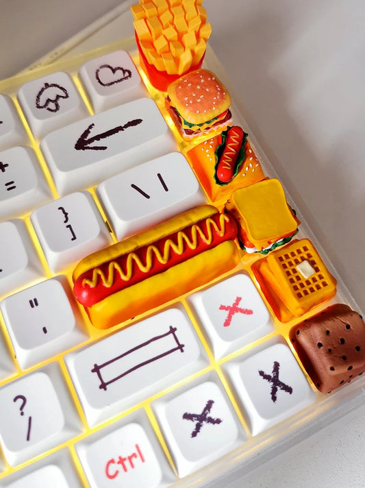 "Snack Attack: Tasty Food Keycaps to Spice Up Your Keyboard"