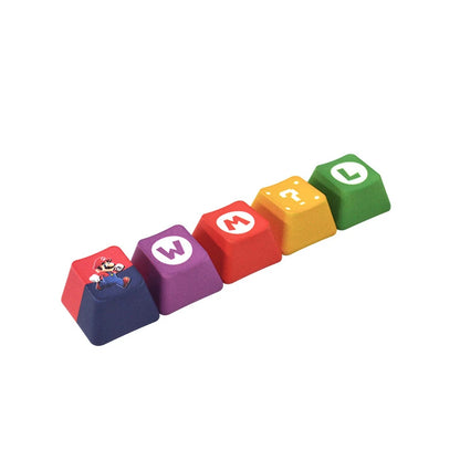 Super Mario Custom Keycaps – Power-Up Your Keyboard with Iconic Mushroom and Hero Designs!