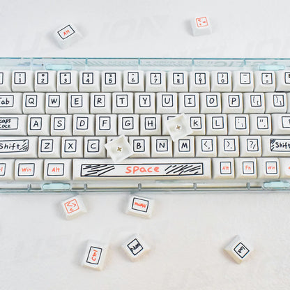 SketchArt Keycaps: Artistic, Hand-Drawn Designs for a Personalized Keyboard