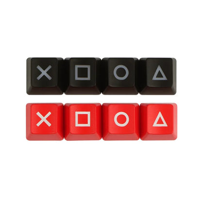 "Game On: Custom PlayStation Symbol Keycaps – Elevate Your Keyboard with Iconic Style!"